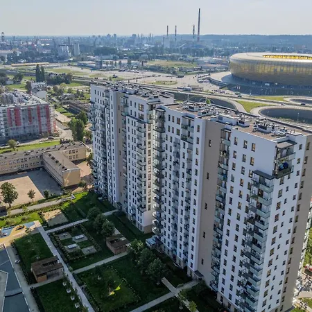 Nowa Letnica With Balcony & Parking Arena By Renters Apartment *